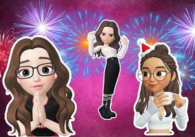 Star Idol: avtar maker emoji 3d, be happy تصوير الشاشة 1