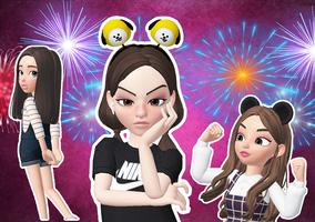 Star Idol: avtar maker emoji 3d, be happy 스크린샷 2