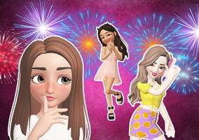 Star Idol: avtar maker emoji 3d, be happy 스크린샷 3