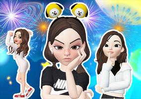 Avatar Maker: 3D emoji avatar  الملصق