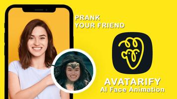 Avatarify : AI Face Animator wombo Clue 2021 الملصق