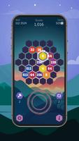 Merge Hexa Puzzle - 2048 Game постер