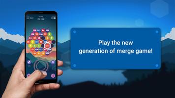 Merge Hexa Puzzle - 2048 Game скриншот 1