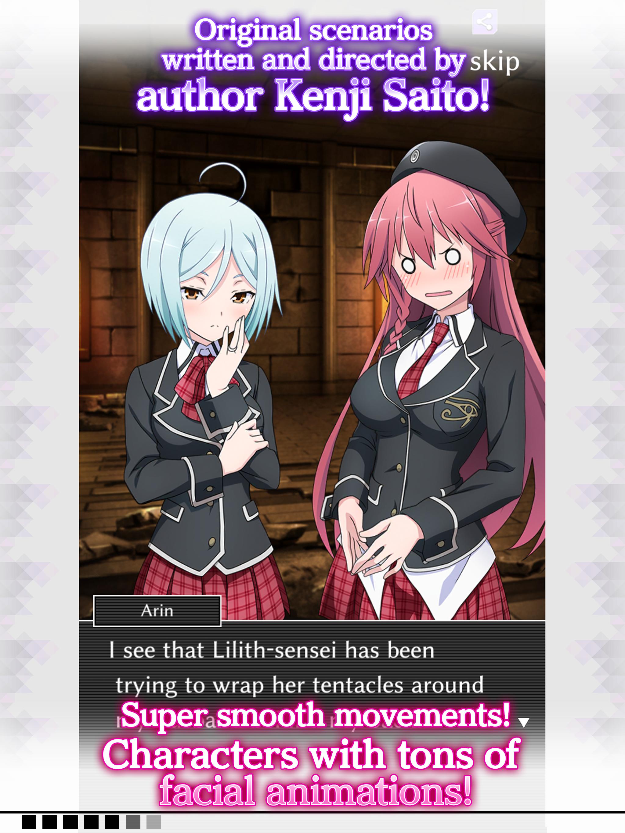 Trinity Seven The Game Of Anime Beautiful Girls For Android Apk Download - cute anime girl 7 roblox