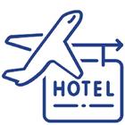 Flights and Hotel Booking أيقونة