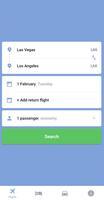 Flights and Hotel Booking Cartaz