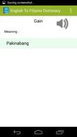 English To Tagalog Dictionary ảnh chụp màn hình 1