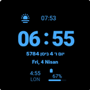 Hebrew Digital Watchface APK