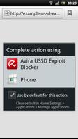 Avira USSD Exploit Blocker स्क्रीनशॉट 2