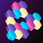 Puzzle blokowe Tangram: trójką ikona