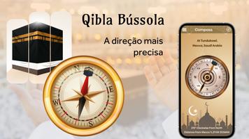 Qibla Compass Cartaz