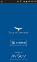 Birds of Colombia mobile guide poster