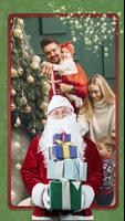 산타 클로스와 당신의 셀카 - 크리스마스 농담 포스터