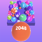 Physics Balls Merge 2048 3D Zeichen
