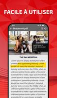 Lecteur PDF : Visionneuse PDF capture d'écran 1