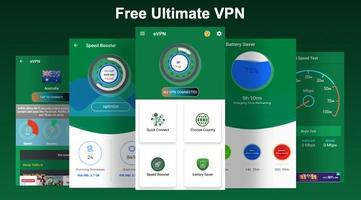 Free Ultimate VPN - Unlimited - Security and speed Affiche
