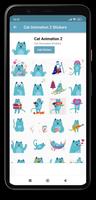Cat Animated Stickers for WA تصوير الشاشة 2