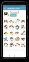 Cat Animated Stickers for WA تصوير الشاشة 3