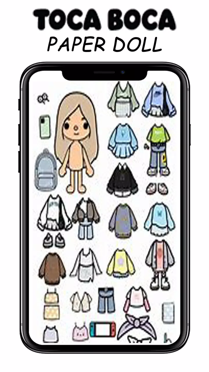 Toca Boca Paper Doll🤩😍 