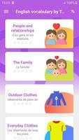 vocabulaire anglais par thème Affiche