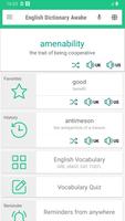 English Dictionary - Awabe 海報