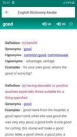 English Dictionary - Awabe screenshot 1