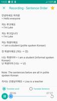 Koreanisch hören täglich Awabe Screenshot 2
