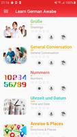 Learn German Awabe Affiche