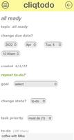 Cliqtodo capture d'écran 3