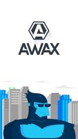 Awax الملصق