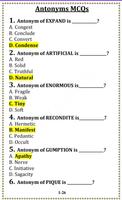 1 Schermata English Grammar MCQs