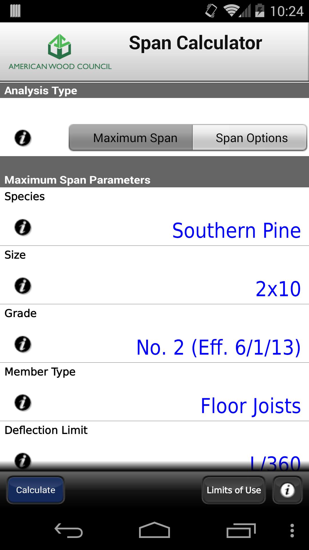 Awc Span Calc For Android Apk Download