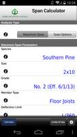 AWC Span Calc Cartaz