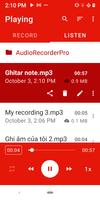 Audio Recorder Pro capture d'écran 1