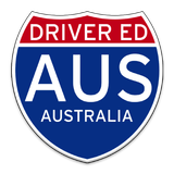 Australië Rijbewijs-icoon