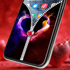 Heart Zipper Lock Screen biểu tượng