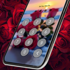 Rose Heart Lock Screen Pin icône