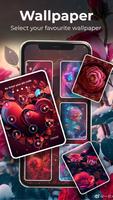 Rose Heart Lock Screen Pin Poster