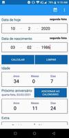 Calculadora de idade Cartaz