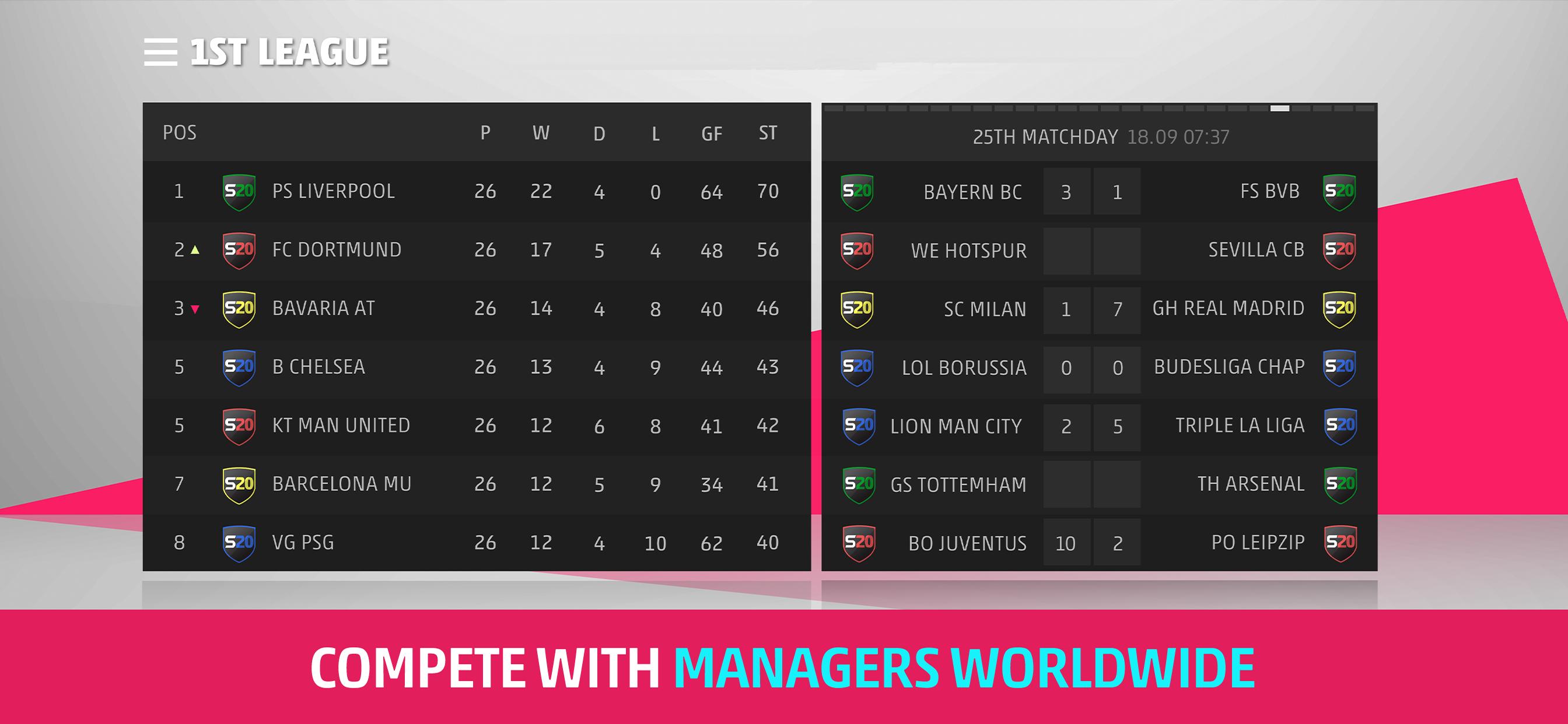SEASON Pro Football Manager - A ⚽️ Management Game for Android - APK  Download