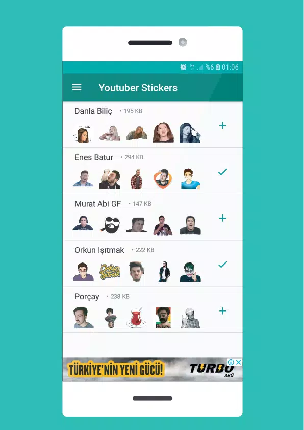 Türk Youtuber Stickers APK for Android Download