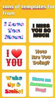 Animated Text Sticker Maker ภาพหน้าจอ 2