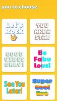 Animated Text Sticker Maker capture d'écran 3