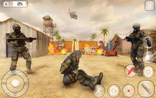 Modern Battlefield Combat Game poster