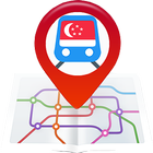 Offline MRT Map Singapore Metro New 2020 Map icône