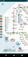 Offline MRT Map Singapore Metro New 2020 Map capture d'écran 2