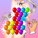 Balloon Pop & Paint Anime Girl APK