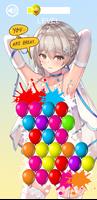 Balloon Pop & Paint Anime Girl постер