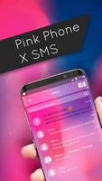 Pink Phone X SMS الملصق