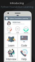 Python Foundation Learning Plakat